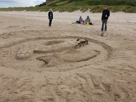 sandcastle / sculpture competition