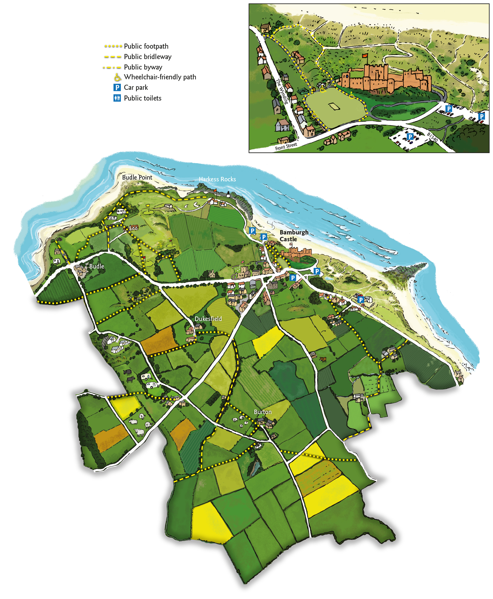 Walking Guide | Visit Bamburgh, Northumberland.
